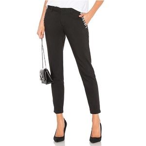 Reiko Black Lizzy Trim Pants